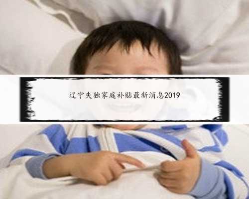 辽宁失独家庭补贴最新消息2019