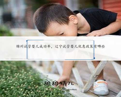 锦州试管婴儿成功率，辽宁试管婴儿优惠政策有哪些